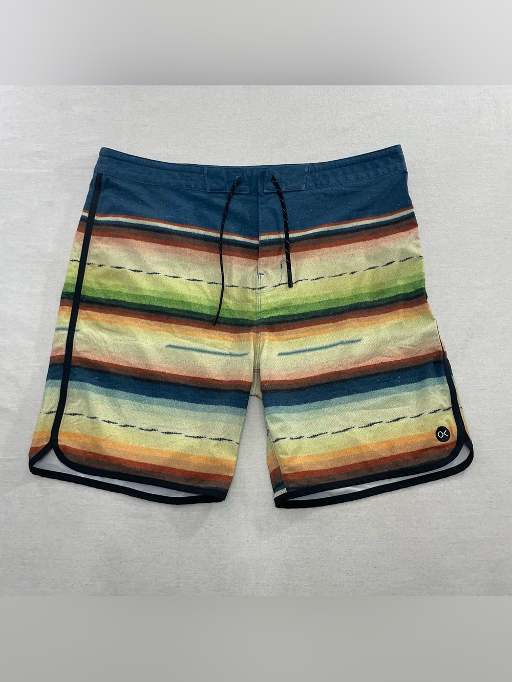 Outerknown Kelly Slater Board Shorts Swim Trunks Mens 38 Stretch Southwest Blue
